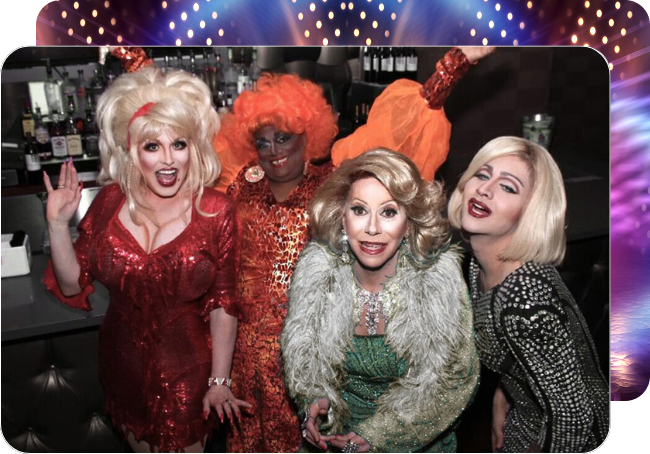 Group of scottsdale drag queens posing