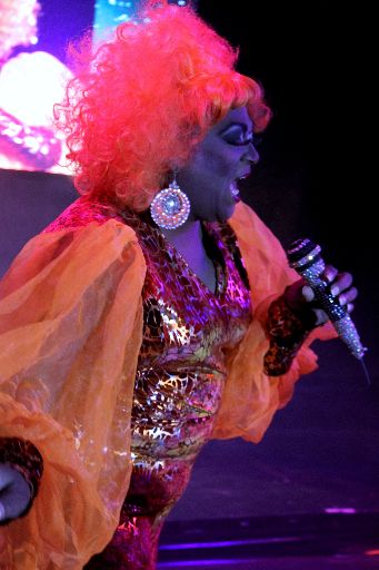 a person wearing a costume